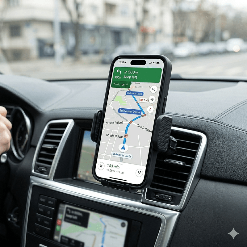 Auto si Moto - Electronice auto - Accesorii electronice auto - Suport de telefon cu MagSafe pentru masina, 20 de magneti puternici, suport magnetic pentru grila de ventilatie auto - Infinity.ro