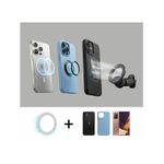 Auto si Moto - Piese auto si accesorii - Interior auto - Accesorii interior - Suport telefon auto magnetic, MagSafe magnetic, rotire 360 , prindere grila ventilatie cu carlig metalic cu clips - Infinity.ro
