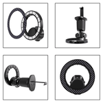 Auto si Moto - Piese auto si accesorii - Interior auto - Accesorii interior - Suport telefon auto magnetic, MagSafe magnetic, rotire 360 , prindere grila ventilatie cu carlig metalic cu clips - Infinity.ro