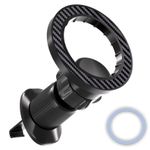Auto si Moto - Piese auto si accesorii - Interior auto - Accesorii interior - Suport telefon auto magnetic, MagSafe magnetic, rotire 360 , prindere grila ventilatie cu carlig metalic cu clips - Infinity.ro