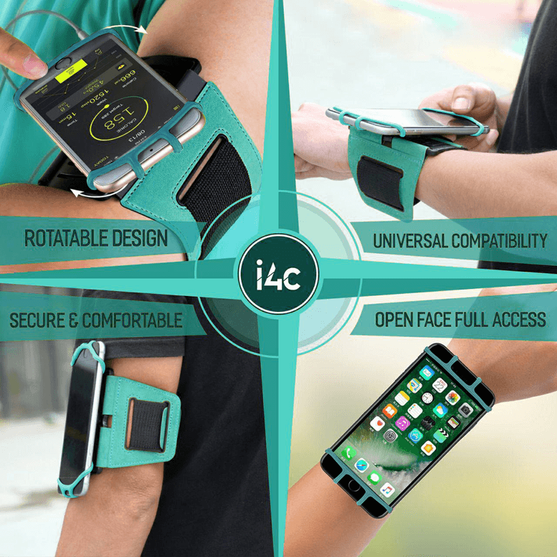 Sport si Outdoor - Echipament Sportiv - Accesorii echipament sportiv - Genti si borsete fitness - Husa Banderola pentru brat   mana cu 360  rotire si cu acces usor la ecran, pentru alergat, sala, bicicleta, drumetii - Infinity.ro
