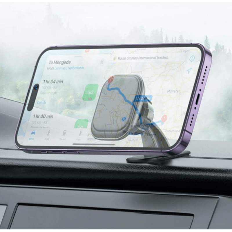 Auto si Moto - Piese auto si accesorii - Interior auto - Accesorii interior - Suport telefon auto magnetic, MagSafe magnetic, rotire 360 , prindere grila ventilatie cu carlig metalic cu clips - Infinity.ro