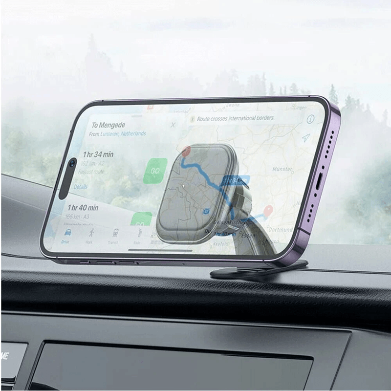 Auto si Moto - Piese auto si accesorii - Interior auto - Accesorii interior - Suport telefon auto magnetic, MagSafe magnetic, rotire 360 , prindere grila ventilatie cu carlig metalic cu clips - Infinity.ro