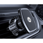 Auto si Moto - Piese auto si accesorii - Interior auto - Accesorii interior - Suport auto magnetic telefon, prindere in grila ventilatie, clema-carlig, rotire 360, Universal, negru - Infinity.ro