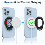Laptop, Telefoane si Tablete - Telefoane mobile si accesorii - Accesorii Telefoane - Suport si docking telefoane - Suport inel MagSafe pentru telefon, universal, magnetic, rotativ, compatibil cu iPhone 15 14 13 12 - Infinity.ro