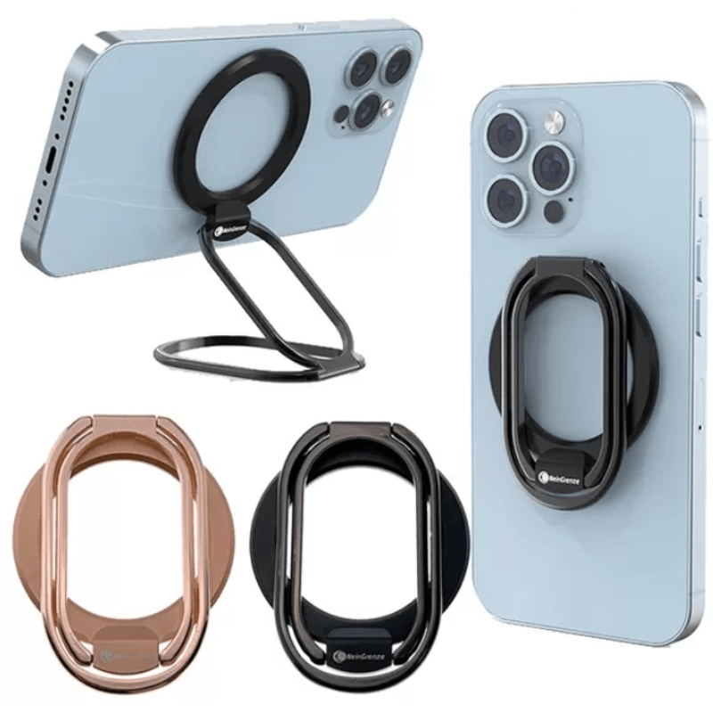 Laptop, Telefoane si Tablete - Telefoane mobile si accesorii - Accesorii Telefoane - Suport si docking telefoane - Suport inel MagSafe pentru telefon, universal, magnetic, rotativ, compatibil cu iPhone 15 14 13 12 - Infinity.ro