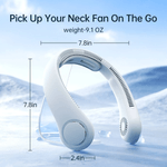 Electronice si Electrocasnice - Climatizare si sisteme de incalzire - Aparate racire aer - Ventilatoare - Ventilator de gat, portabil si reincarcabil USB, 5 trepte de viteza, pana la 15 ore de functionare - Infinity.ro