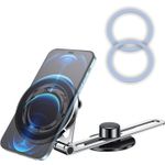 Auto si Moto - Piese auto si accesorii - Interior auto - Accesorii interior - Suport telefon auto magnetic, montaj in spatele ecranului tactil Tesla, BYD, Dacia Spring, Hyundai Kona, telescopic - Infinity.ro