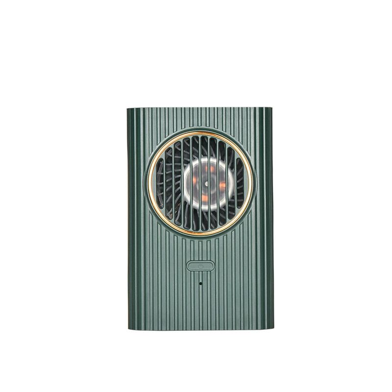 Electronice si Electrocasnice - Climatizare si sisteme de incalzire - Aparate racire aer - Ventilatoare - Ventilator portabil, 3 trepte ventilatie, incarcare USB, acumulator 2000 mAh, 4 W, Ideas4Comfort, verde Verde - Infinity.ro