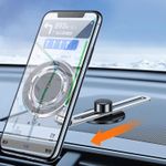 Auto si Moto - Piese auto si accesorii - Interior auto - Accesorii interior - Suport telefon auto magnetic, montaj in spatele ecranului tactil Tesla, BYD, Dacia Spring, Hyundai Kona, telescopic - Infinity.ro