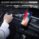 Auto si Moto - Electronice auto - Accesorii electronice auto - Suport auto cu incarcare wireless, prindere in grila de ventilatie, universal Android si iOS, wireless charger, 15W - Infinity.ro