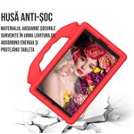 Laptop, Telefoane si Tablete - Tablete si accesorii tablete - Accesorii Tablete - Huse tablete - Husa tableta copii 10.3-10.4 inch, compatibila Samsung, Huawei si Lenovo, cu maner si stand Rosu - Infinity.ro