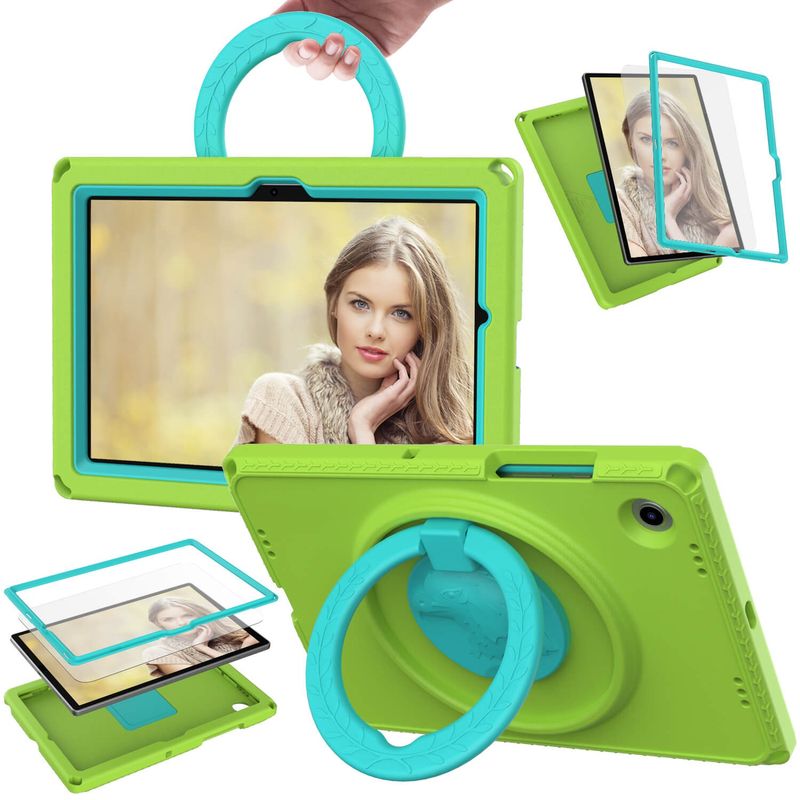 Laptop, Telefoane si Tablete - Tablete si accesorii tablete - Accesorii Tablete - Huse tablete - Husa protectie tableta fata spate pentru copii, compatibila cu Samsung Galaxy TAB A8, TAB A7 10.4 - 10.5 inch - Infinity.ro