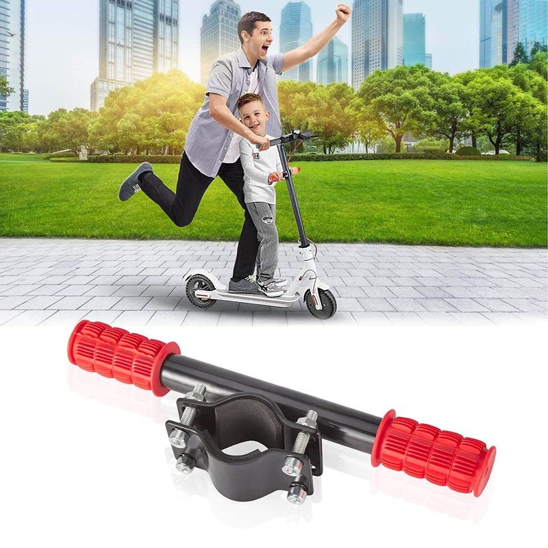 Sport si Outdoor - Role, trotinete si skateboard - Piese si accesorii trotinete - Maner ghidon suplimentar trotineta, scuter, 23 cm, reglabil, mansoane din silicon, ghidon de copil pentru trotineta - Infinity.ro