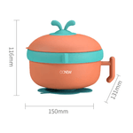 Jucarii, Copii si Bebe - Hrana si alaptare - Biberoane, suzete si accesorii hranire - Articole hranire bebelusi - Set caserola pentru hrana copii 3 in 1, 400 ml, din plastic BPA-free si otel inoxidabil 316 - Infinity.ro