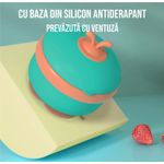 Jucarii, Copii si Bebe - Hrana si alaptare - Biberoane, suzete si accesorii hranire - Articole hranire bebelusi - Set caserola pentru hrana copii 3 in 1, 400 ml, din plastic BPA-free si otel inoxidabil 316 - Infinity.ro