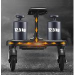 Jucarii, Copii si Bebe - Carucioare si articole de transport - Accesorii transport copii - Adaptor de carucior pentru al doilea copil, remorca carucior, platforma buggy board cu scaun demontabil, 2 roti - Infinity.ro