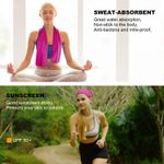 Sport si Outdoor - Echipament Sportiv - Accesorii echipament sportiv - Prosoape fitness - Prosop racoritor cu microfibre pentru fitness, alergari, drumetii, yoga, cu un efect de racire a pielii, 85x30 cm - Infinity.ro
