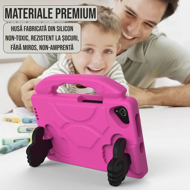 Laptop, Telefoane si Tablete - Tablete si accesorii tablete - Accesorii Tablete - Huse tablete - Husa protectie tableta pentru copii compatibila cu Samsung Tab A8 X200 10.5 inch si TAB A7 T500 10.4 inch - Infinity.ro