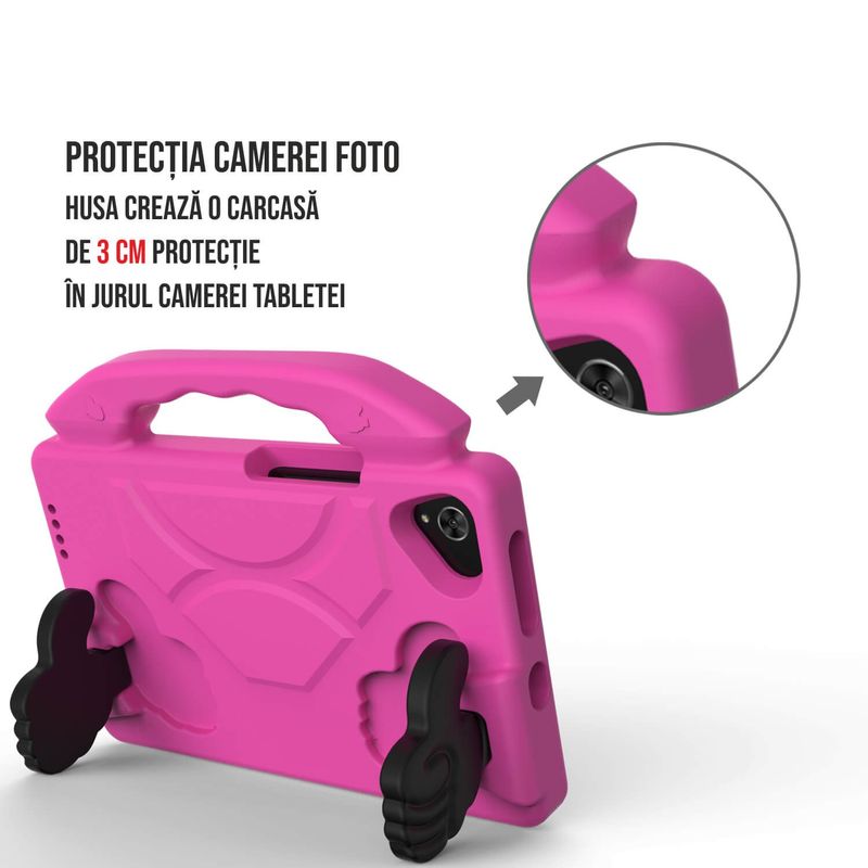 Laptop, Telefoane si Tablete - Tablete si accesorii tablete - Accesorii Tablete - Huse tablete - Husa protectie tableta pentru copii compatibila cu Samsung Tab A8 X200 10.5 inch si TAB A7 T500 10.4 inch - Infinity.ro