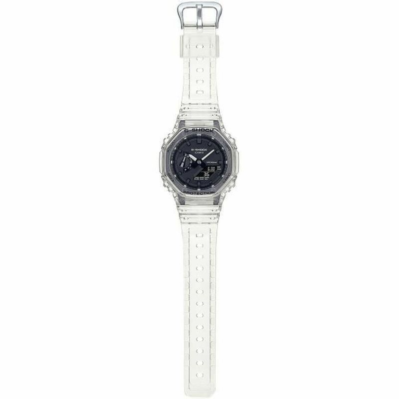 Fashion, accesorii si bijuterii - Barbati - Bijuterii barbati - Ceasuri barbati - Ceas Sportiv Casio GA-2100SKE-7AER Transparent - Infinity.ro