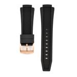 Fashion, accesorii si bijuterii - Barbati - Bijuterii barbati - Ceasuri barbati - Curea pentru Ceas Bobroff BFS027 Negru - Infinity.ro