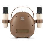 TV, Audio-Video si Foto - Portabile audio - Boxe portabile - Boxa Portabila Karaoke cu Bluetooth pentru copii,Electromures EM 1040 C,Port USB si TF,2 microfoane,6 efecte vocale,Maro - Infinity.ro