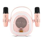TV, Audio-Video si Foto - Portabile audio - Boxe portabile - Boxa Portabila Karaoke cu Bluethooth pentru copii,Electromures EM 1040 A,Port USB si TF,2 microfoane,6 efecte vocale,Roz - Infinity.ro