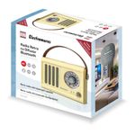 TV, Audio-Video si Foto - Portabile audio - Radio - Radio retro cu Bluetooth Electromures EM 1006, 5V, Baterie 1500 mAh, Autonomie 6 h, Port USB, Yellow - Infinity.ro