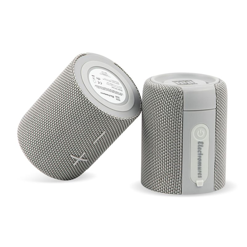 TV, Audio-Video si Foto - Portabile audio - Boxe portabile - Boxa portabila Electromures EM 1032, 2 in 1 cu Magnet, Bluetooth 5.4, microSD, 2x10W,Radio FM, RGB,TWS, IPX6,Culoare Gri - Infinity.ro