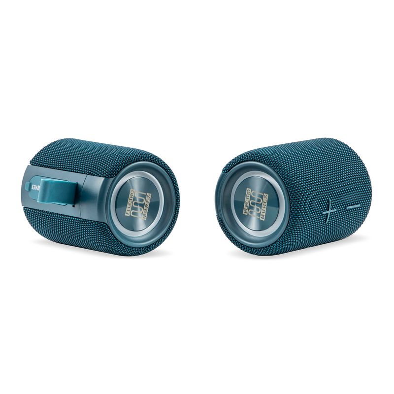 TV, Audio-Video si Foto - Portabile audio - Boxe portabile - Boxa portabila Electromures EM 1032, 2 in 1 cu Magnet,Bluetooth 5.4, microSD, 2x10W,Radio FM, RGB,TWS, IPX6,Culoare Teal - Infinity.ro