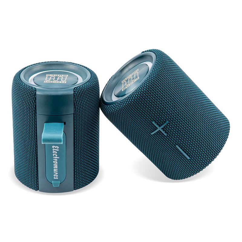 TV, Audio-Video si Foto - Portabile audio - Boxe portabile - Boxa portabila Electromures EM 1032, 2 in 1 cu Magnet,Bluetooth 5.4, microSD, 2x10W,Radio FM, RGB,TWS, IPX6,Culoare Teal - Infinity.ro