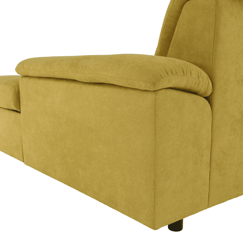 Casa si Gradina - Mobilier - Canapele si coltare - Coltare - Coltar, mustar tesatura, de dreapta, EVANGELIN - Infinity.ro