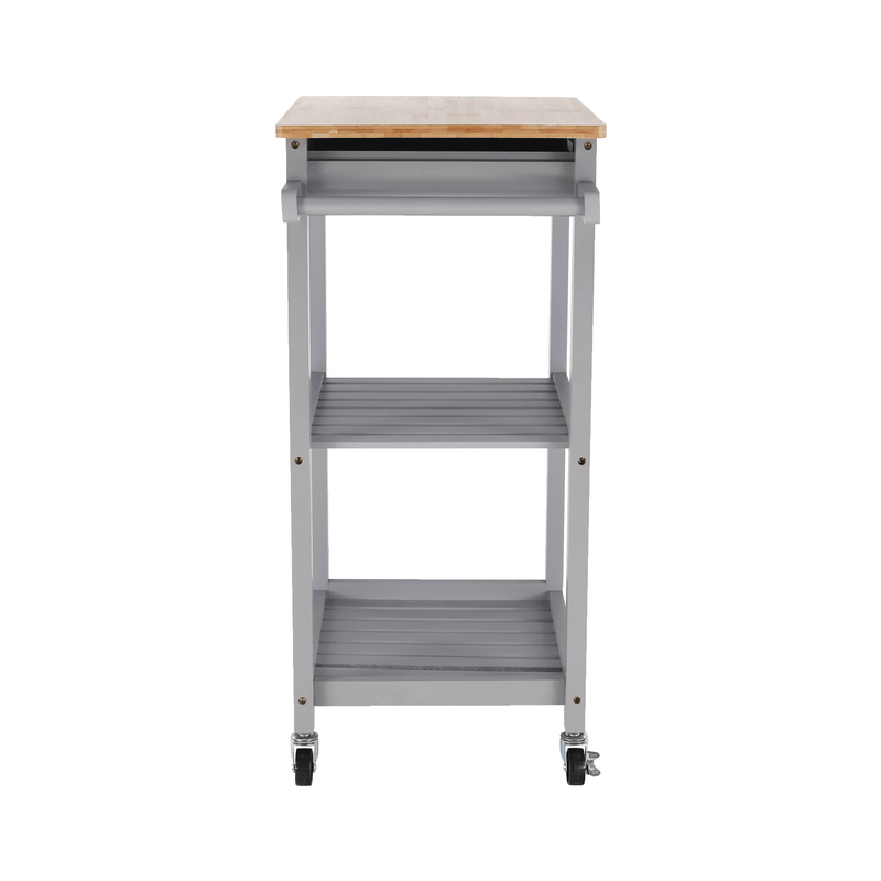 Casa si Gradina - Mobilier - Comode si corpuri - Corpuri bucatarie - Carucior de servire, natural / gri, ARETE - Infinity.ro