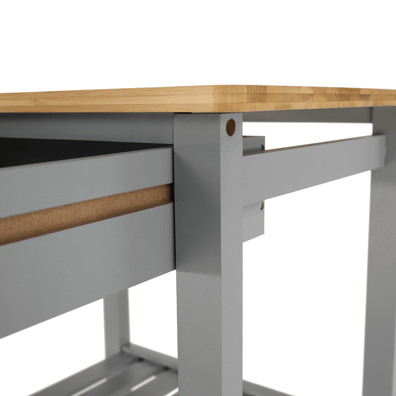 Casa si Gradina - Mobilier - Comode si corpuri - Corpuri bucatarie - Carucior de servire, natural / gri, ARETE - Infinity.ro