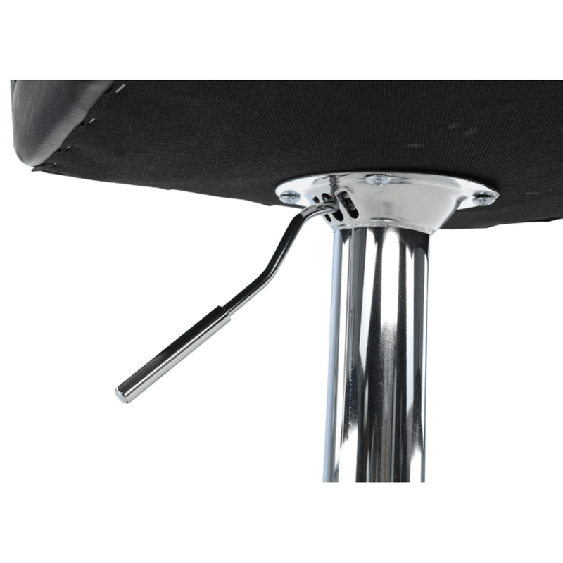 Casa si Gradina - Mobilier - Scaune si fotolii - Scaune - Scaun de bar, piele ecologica negru/crom, KANDY NEW - Infinity.ro