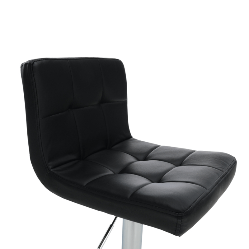 Casa si Gradina - Mobilier - Scaune si fotolii - Scaune - Scaun de bar, piele ecologica negru/crom, KANDY NEW - Infinity.ro
