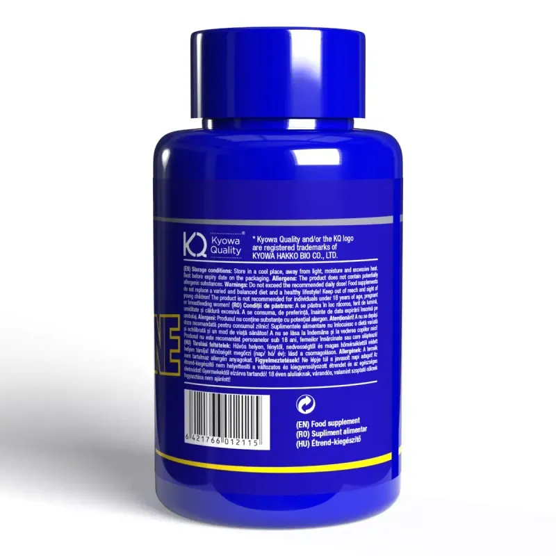Ingrijire personala si Cosmetice - Sanatate si wellness - Nutritie sportiva - Aminoacizi - Supliment nutritiv, Glutamina G3300 Kyowa, 90 capsule - Infinity.ro