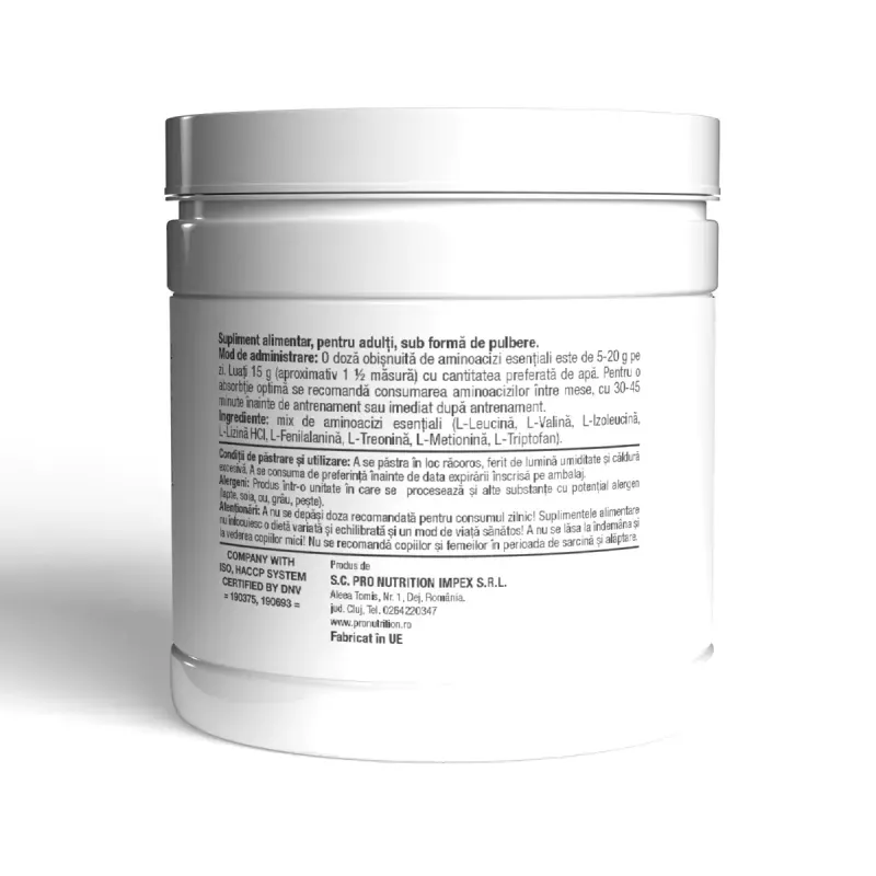 Ingrijire personala si Cosmetice - Sanatate si wellness - Nutritie sportiva - Aminoacizi - Aminoacizi esentiali, Essential Amino Acids, 250 g - Infinity.ro