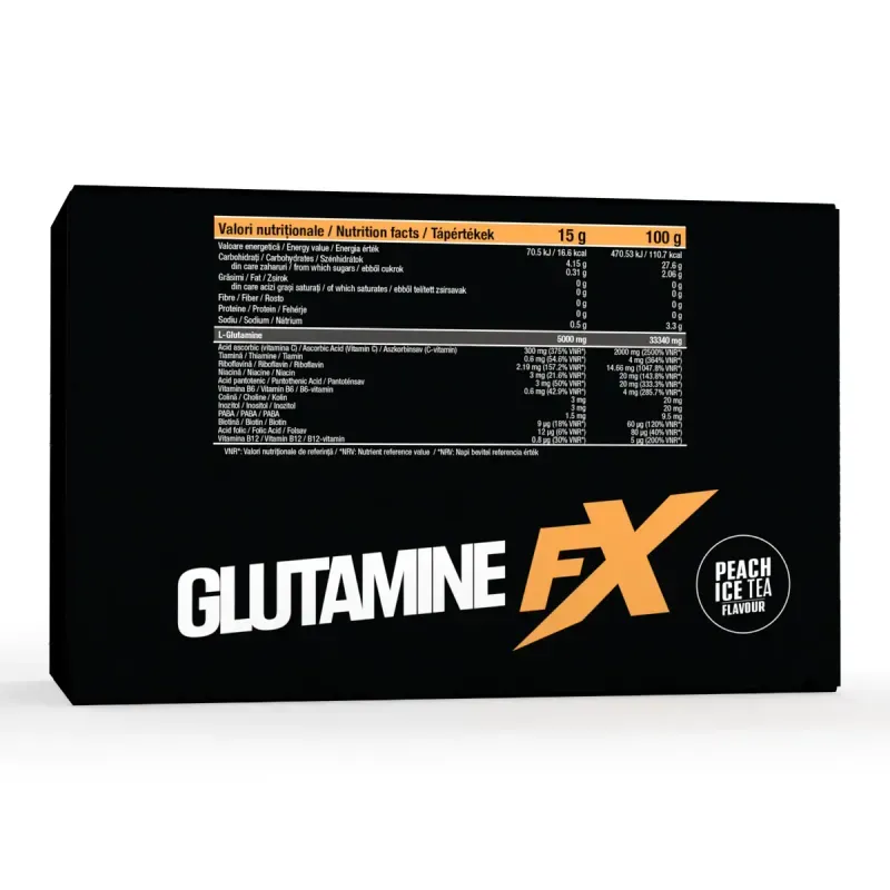 Ingrijire personala si Cosmetice - Sanatate si wellness - Nutritie sportiva - Aminoacizi - Bautura Efervescenta, Glutamine Fx, 25 Plicuri X 15 g - Infinity.ro