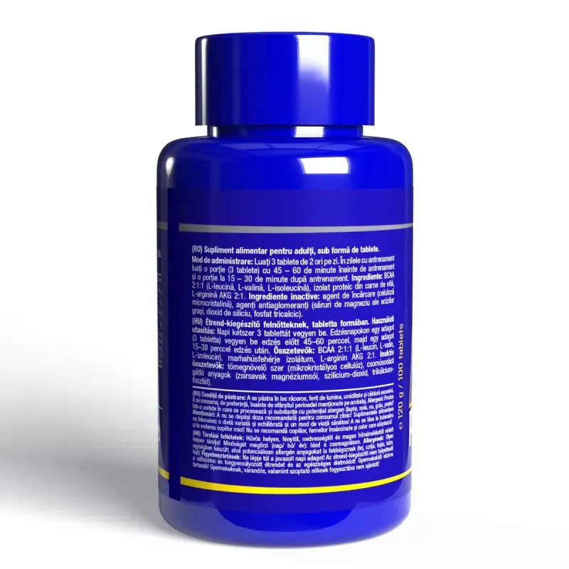 Ingrijire personala si Cosmetice - Sanatate si wellness - Nutritie sportiva - Aminoacizi - Aminoacizi 2:1:1 si L-arginina AKG 2:1, Amino Pro Building, 100 tablete - Infinity.ro
