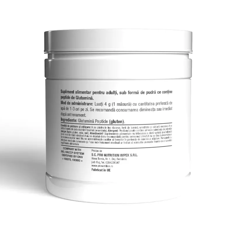 Ingrijire personala si Cosmetice - Sanatate si wellness - Nutritie sportiva - Aminoacizi - Aminoacizi, Glutamine Peptides, 300 g - Infinity.ro