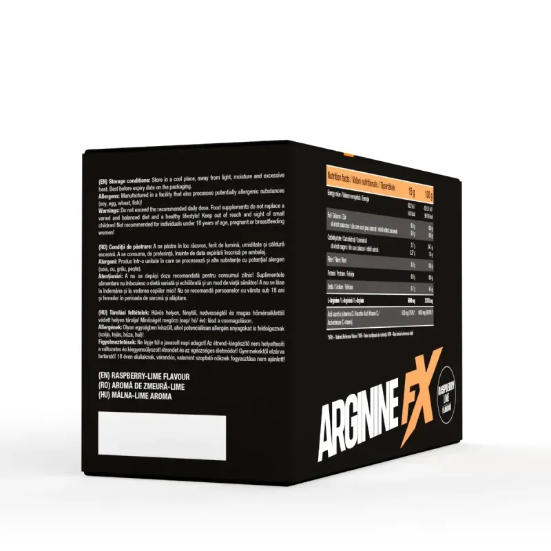 Ingrijire personala si Cosmetice - Sanatate si wellness - Nutritie sportiva - Aminoacizi - Aminoacizi, Arginine Fx efervescenta, 25 Plicuri X 15 g - Infinity.ro