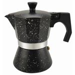 Electronice si Electrocasnice - Electrocasnice bucatarie - Preparare bauturi - Cafetiere - Espressor aragaz, Bohmann, 9 Cesti, Negru - Infinity.ro
