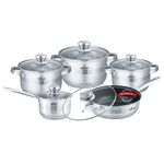 Casa si Gradina - Bucatarie si vesela - Vase pentru gatit - Oale si cratite - Bohmann Set de vase de gatit de 10 buc, inductie, BH-1275-10-MRB - Infinity.ro