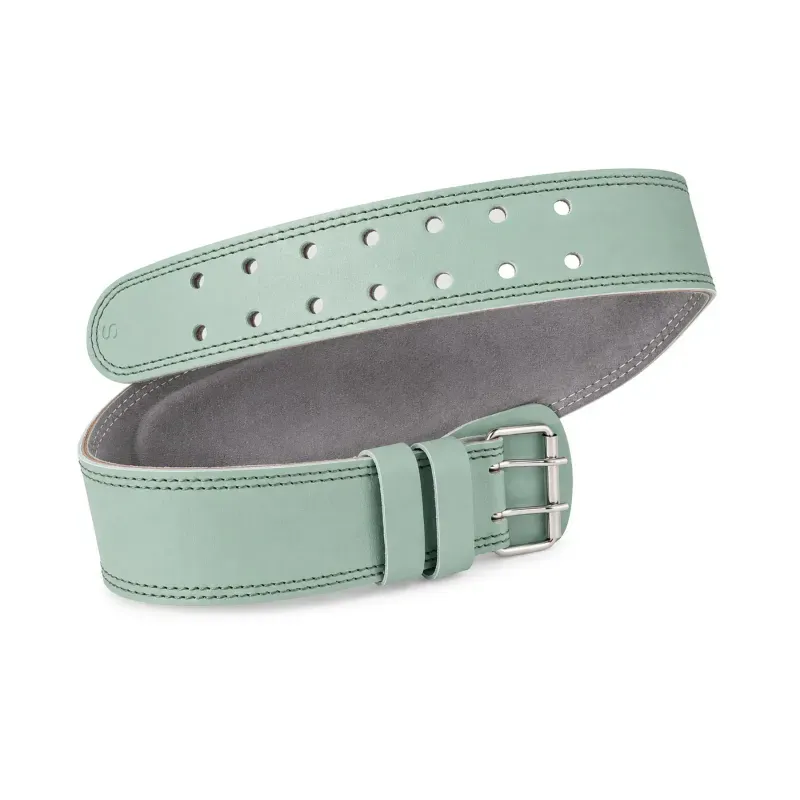 Sport si Outdoor - Echipament Sportiv - Accesorii echipament sportiv - Protectii sport - Centura Piele Fitness, Pro Nutrition, Turquoise Mint, Marime XS - Infinity.ro
