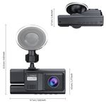 Auto si Moto - Electronice auto - Camere auto si DVR - Camera video auto tripla, 3 canale DVR, Dash Cam S19, WiFi, Night Vision, Rezolutie 1920x1080, Camp vizual ultralarg - Infinity.ro