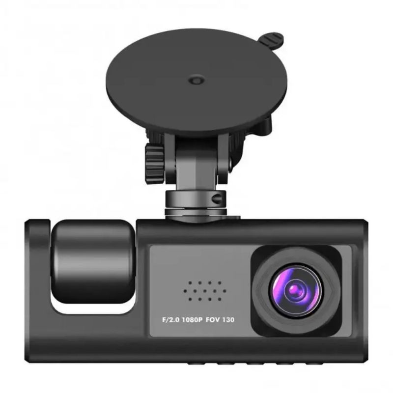 Auto si Moto - Electronice auto - Camere auto si DVR - Camera video auto tripla, 3 canale DVR, Dash Cam S1, WiFi, Night Vision, Rezolutie 1920x1080, Inregistrare dubla, Camp vizual ultralarg, Card 32 GB ca - Infinity.ro