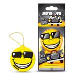 Auto si Moto - Intretinere auto - Odorizante auto - Odorizant auto tip card AREON Smile Black Crystal - Infinity.ro