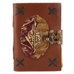Carti si Birotica - Papetarie - Agende si calendare - Jurnale - Jurnal Handmade din Piele Naturală | „O Viață ca Vântul și Frunza” | 18 X 13 Cm | Hârtie Antichizată * - Infinity.ro